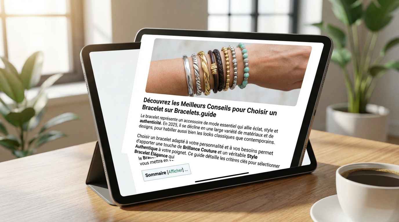 Découvrez les Meilleurs Conseils pour Choisir un Bracelet sur Bracelets.guide